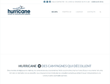 Tablet Screenshot of hurricane.fr